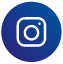Ikona Instagrama na&nbsp;niebieskim tle
