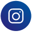 Ikona Instagrama na niebieskim tle
